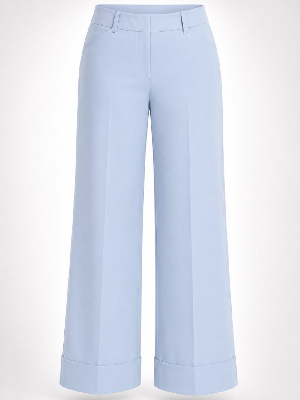 Worthington Works Light Blue Dress Pants Women's 14 Long Stretch Career Office